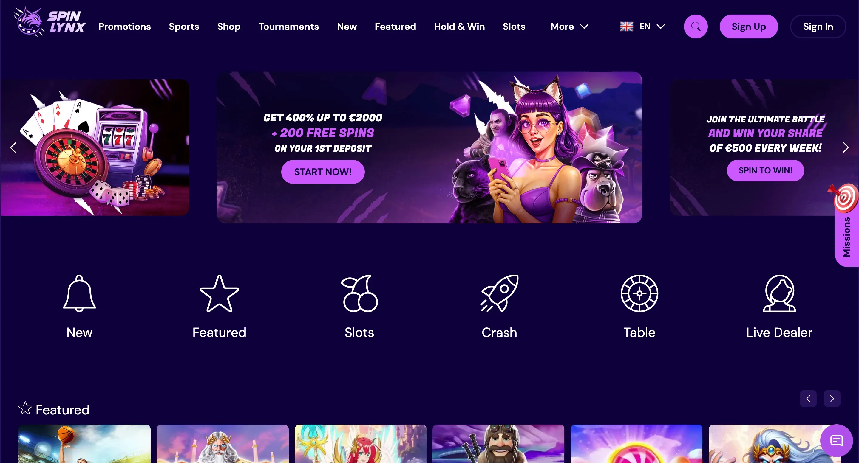 SpinLynx screenshot